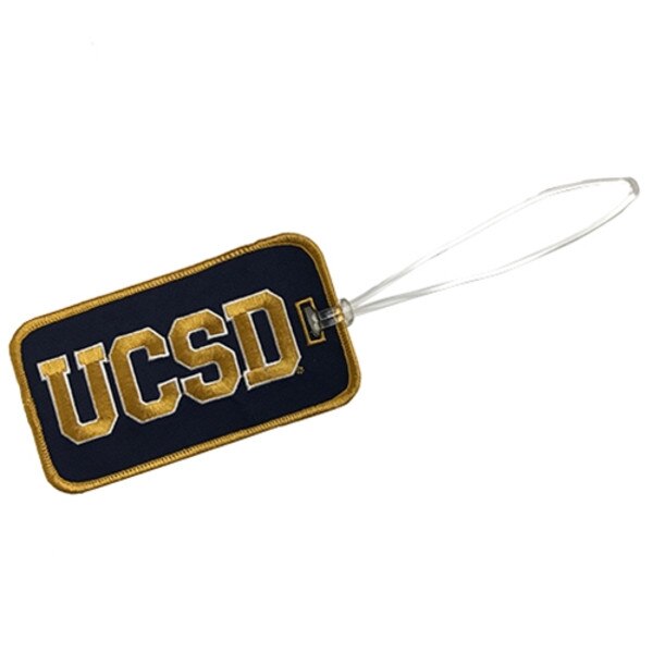 Embroidered Luggage Tag by Neil UC San Diego Bookstore
