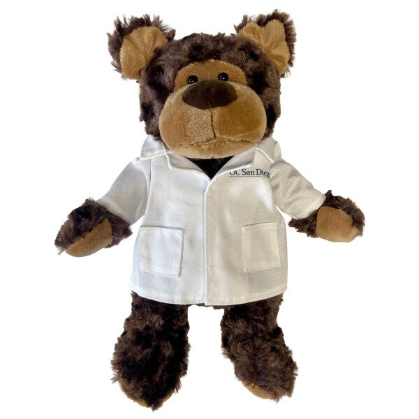 Lab Coat Fred Bear UC San Diego Bookstore