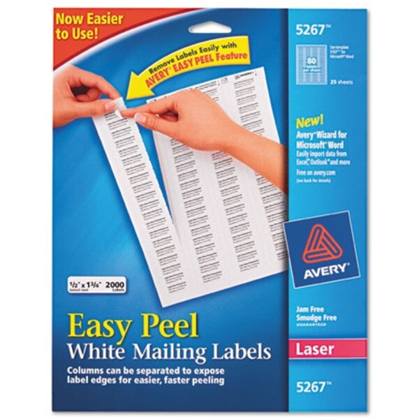 Avery Laser White Mailing Labels (5267) | UC San Diego Bookstore