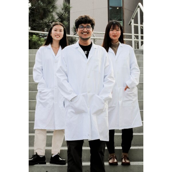 Eco Lab Coat by ScienceAide Unisex 100 Cotton Lab Coat 40" Length with