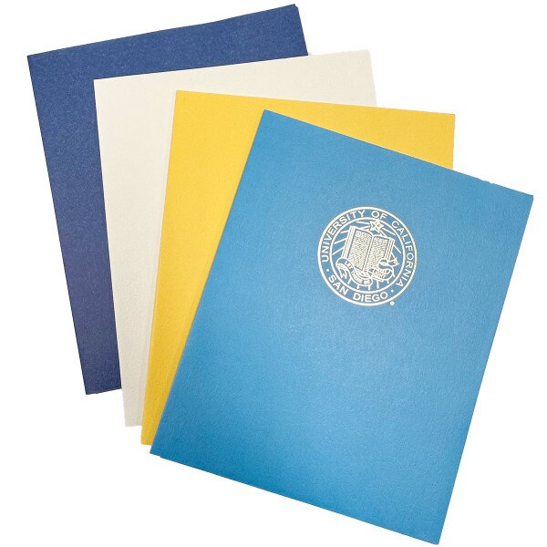 UCSD 2 Pocket Presentation Folder with Seal UC San Diego Bookstore